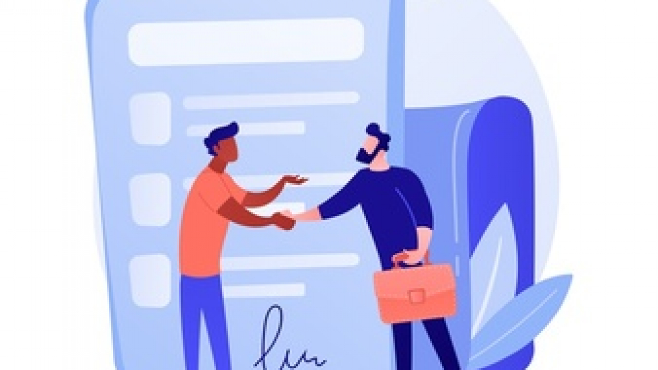 signing-contract-official-document-agreement-deal-commitment-businessmen-cartoon-characters-shaking-hands-legal-contract-with-signature-concept-illustration_335657-2040